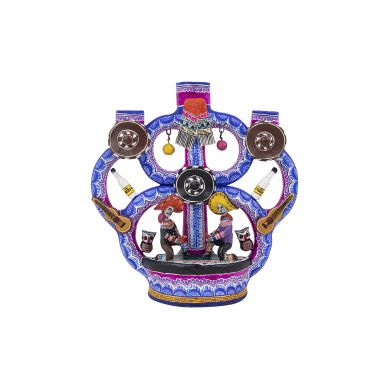 Arbol de galleros - tree of life candle holder from Mexico