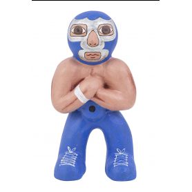 Blue Demon - wrestling fighter from Mexico - height 15 cm