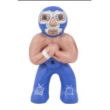 Blue demon - figure of a wrestling fighter from Mexico