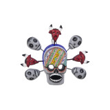 Cabeza diablo y muerto - handicraft from Mexico