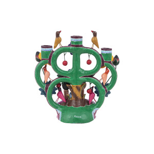 Árbol de la vida no.1 - tree of life candle holder from mexico
