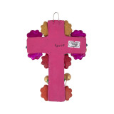 Cruz con flores - symbol of the cross - handicraft from Mexico