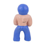 Blue demon - figure of a wrestling fighter from Mexico