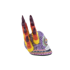 Craneo con flamas - skull on fire from Mexico