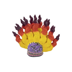 Craneo con flamas - skull on fire from Mexico