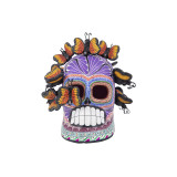 Cráneo con mariposas - skull with butterflies from Mexico
