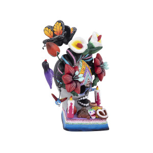 Frida con corona - standing ornament from Mexico