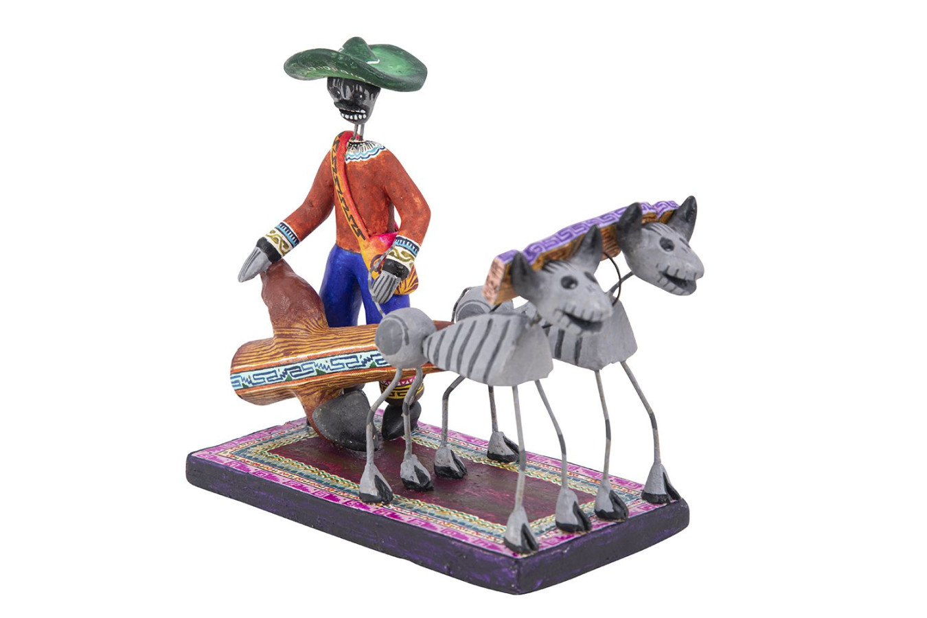 San Isidro Labrador - sacred art from Mexico
