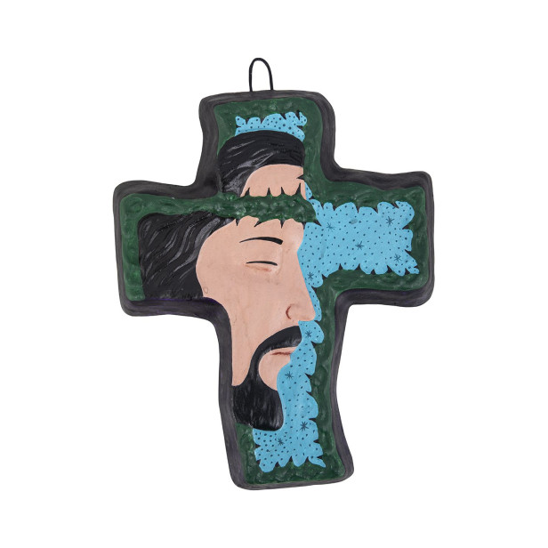 Cruz Cristo Espinas - sacred art from Mexico