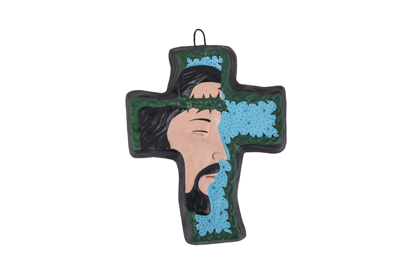 Cruz Cristo Espinas - sacred art from Mexico