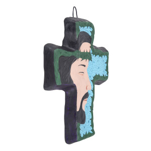 Cruz Cristo Espinas - sacred art from Mexico