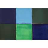 Malaquita - patchwork of single-colour tiles - 90 pcs, 1 m2