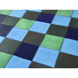 Malaquita - patchwork of single-colour tiles - 90 pcs, 1 m2