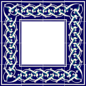 Bilun - Ceramic corner iznik tiles
