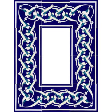 Bilun - Ceramic corner iznik tiles