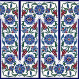 Sanir - Ceramic corner iznik tiles