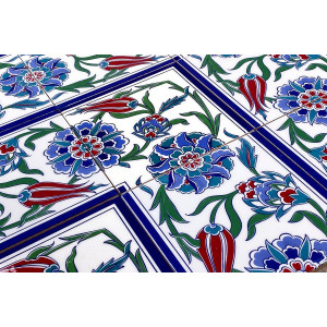 Sanir - Ceramic corner iznik tiles