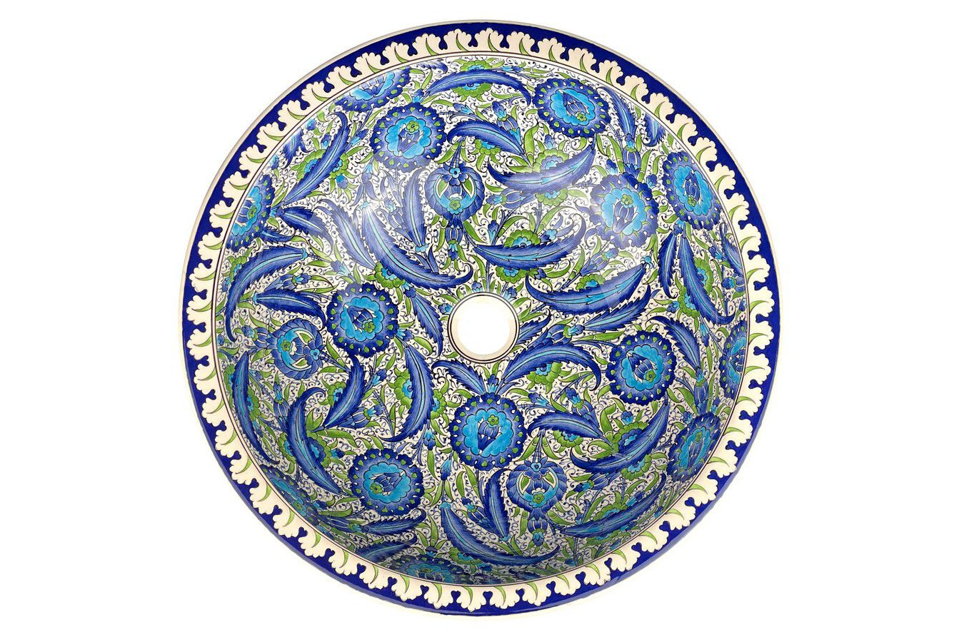 Aktan – iznik ceramic wash basin from Turkey