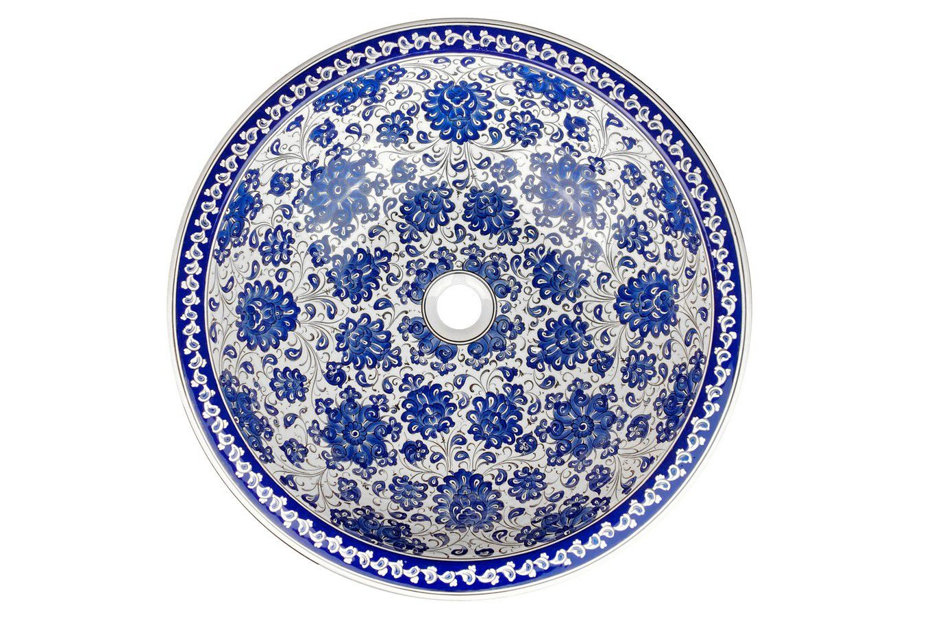 Cevza – iznik patterned wash basin
