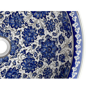 Cevza – iznik patterned wash basin