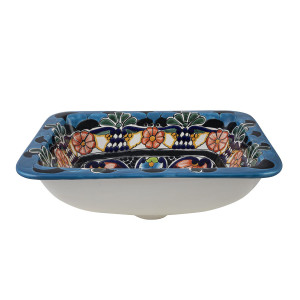 La Reina - rectangular bathroom sink from Mexico