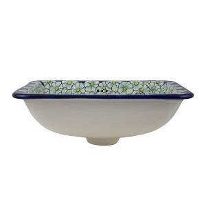 Juanetta - rectangular bathroom washbasin from Mexico