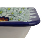 Juanetta - rectangular bathroom washbasin from Mexico
