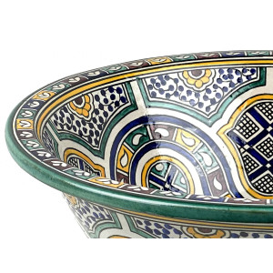 Zanya - colorful ceramics Moroccan basin
