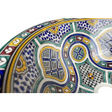 Zanya - colorful ceramics Moroccan basin