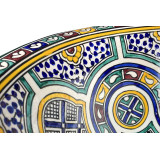 Zanya - colorful ceramics Moroccan basin