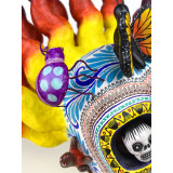 Cráneo flamas con bicho - skull on fire from Mexico