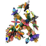 Cruz Mariposa - symbol of the cross - handicraft from Mexico