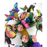 Cruz Mariposa - symbol of the cross - handicraft from Mexico