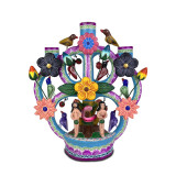 Árbol de la vida no.1 - tree of life candle holder from mexico