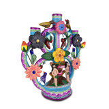 Árbol de la vida no.1 - tree of life candle holder from mexico