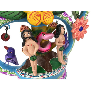 Árbol de la vida no.1 - tree of life candle holder from mexico