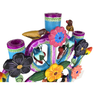 Árbol de la vida no.1 - tree of life candle holder from mexico