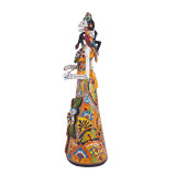 Frida Lisa - traditional figure from Mexico with Talavera motif