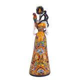 Frida Lisa - traditional figure from Mexico with Talavera motif