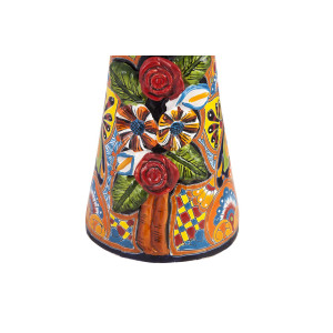 Frida Lisa - traditional figure from Mexico with Talavera motif