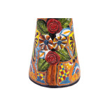 Frida Lisa - traditional figure from Mexico with Talavera motif