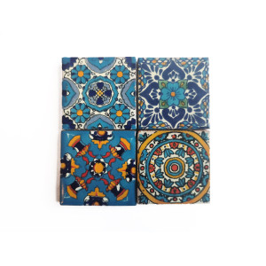 Tacito - set di quattro magneti in ceramica