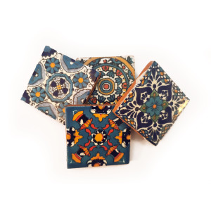 Tacito - set di quattro magneti in ceramica