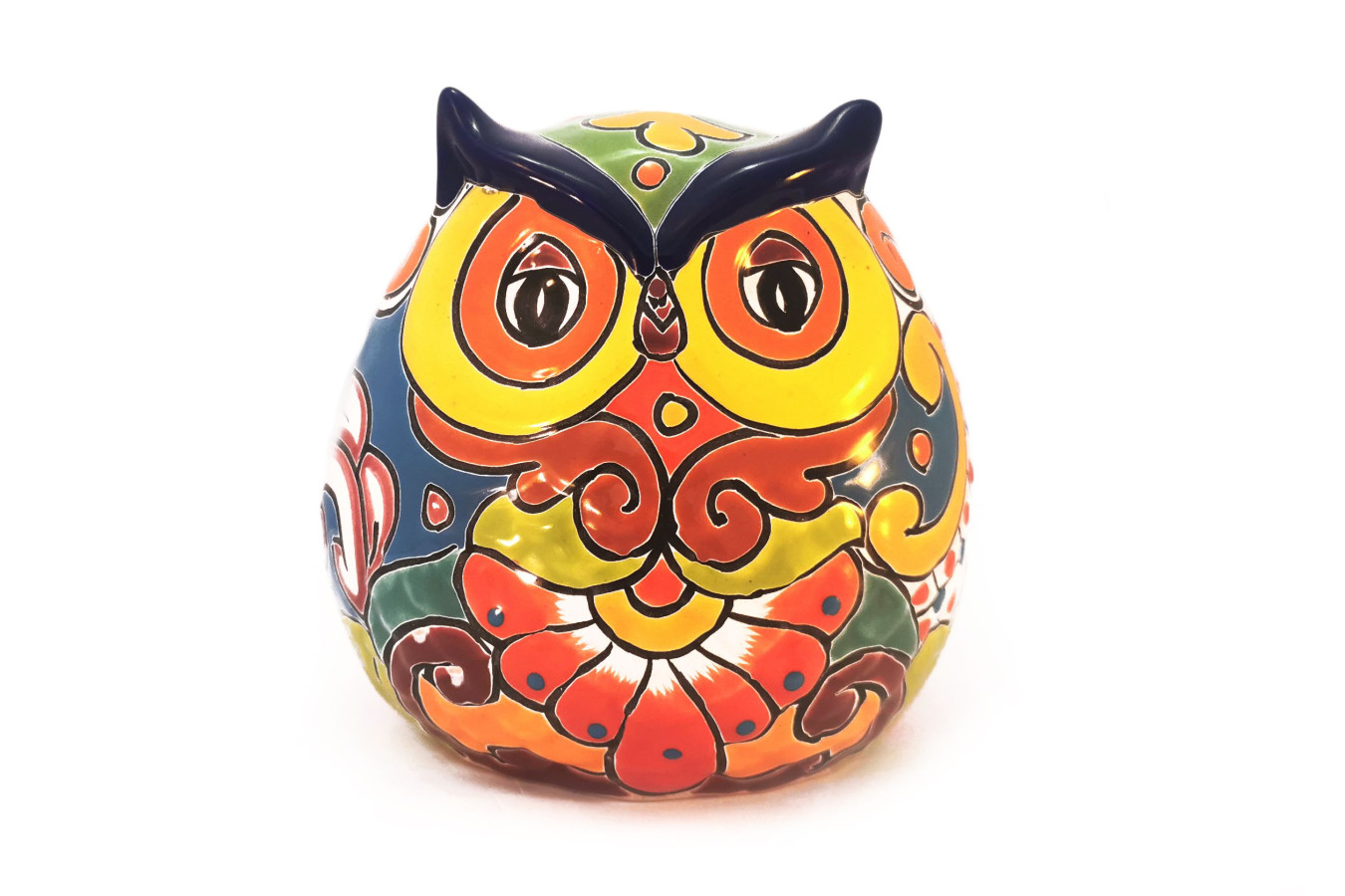 Búho - decorative owl - Talavera ceramics