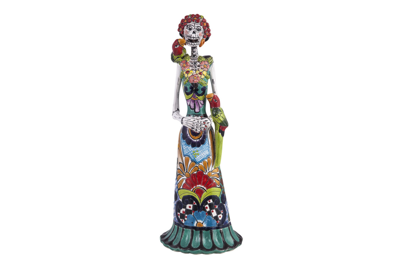 Frida Guacamayo - traditional figure of La Catrina