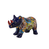 Rino - decorative rhino - ceramic Talavera
