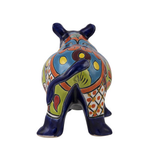 Rino - decorative rhino - ceramic Talavera