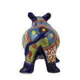 Rino - decorative rhino - ceramic Talavera