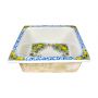 Frutti gialli - square sink from Italy