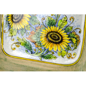 Campo di girasoli - rectangular sink from Italy